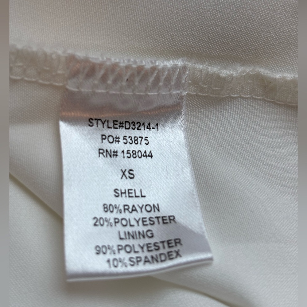 NWT Altar’d State White Mini Dress size XS - Picture 6 of 7